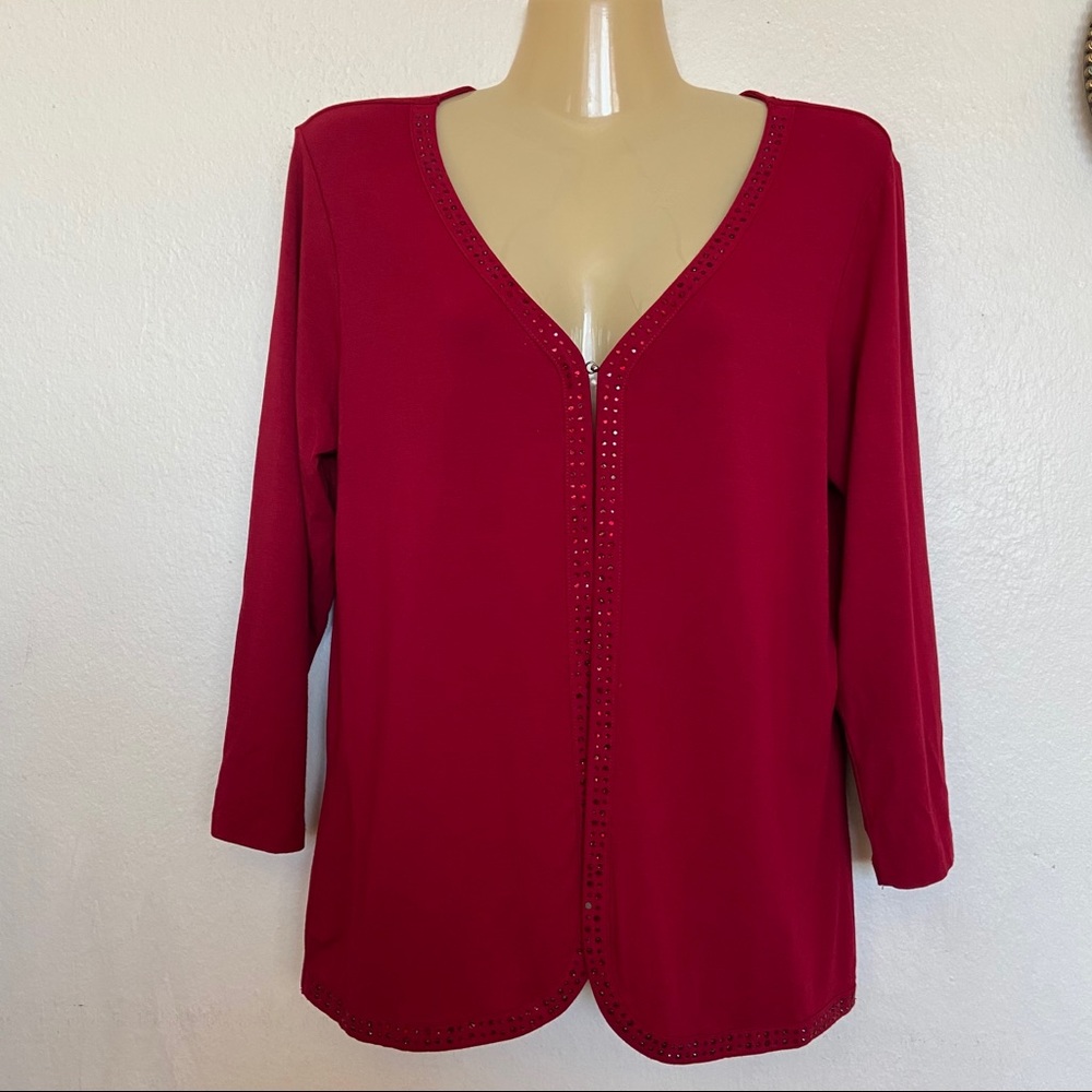 Talbots Red Sweater Set - Picture 8 of 15